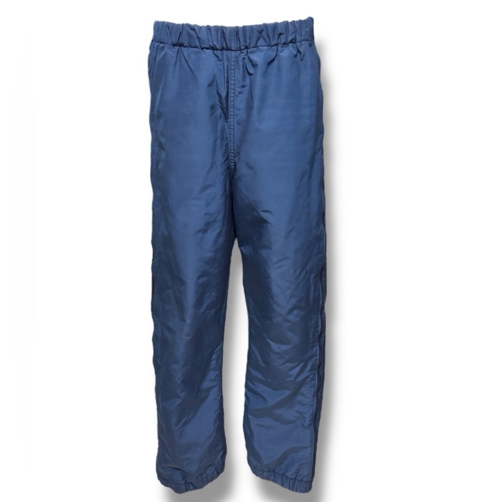 L.L. BEAN Blue Ski Snow Pants Full Side Zippers 30x29 VINTAGE